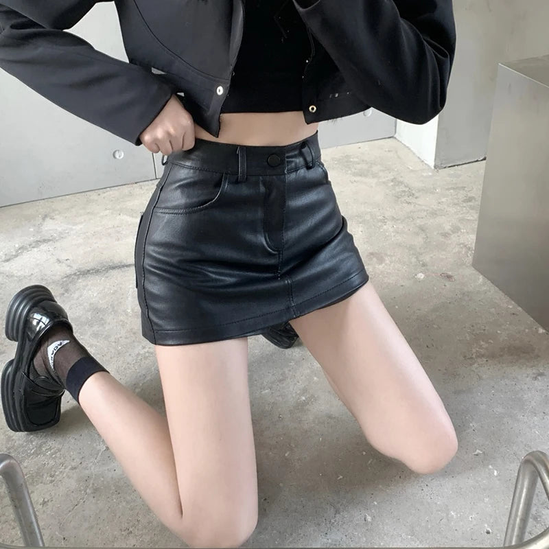 Streetwear Mini Saia Cintura Alta - Hot Girl